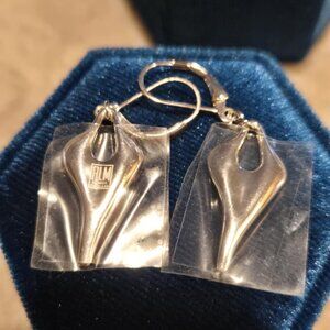 Robert Lee Morris Organic Heart Earrings